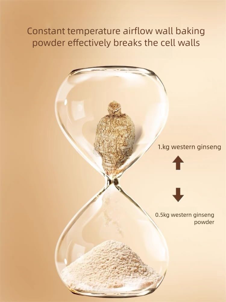MOORCHOCO ginseng powder tea-mix beside a mug suggests a balanced energy lift.