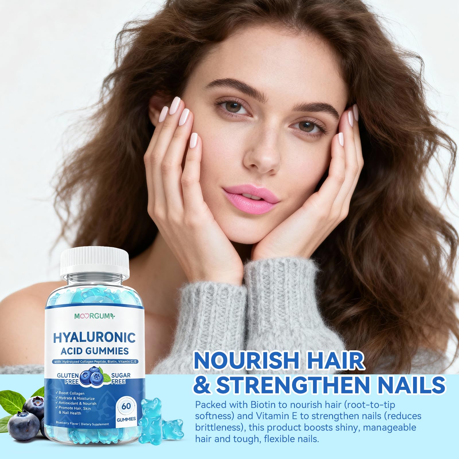 MOORGUMY Joint-support gummies on desk signals easy wellness integration.