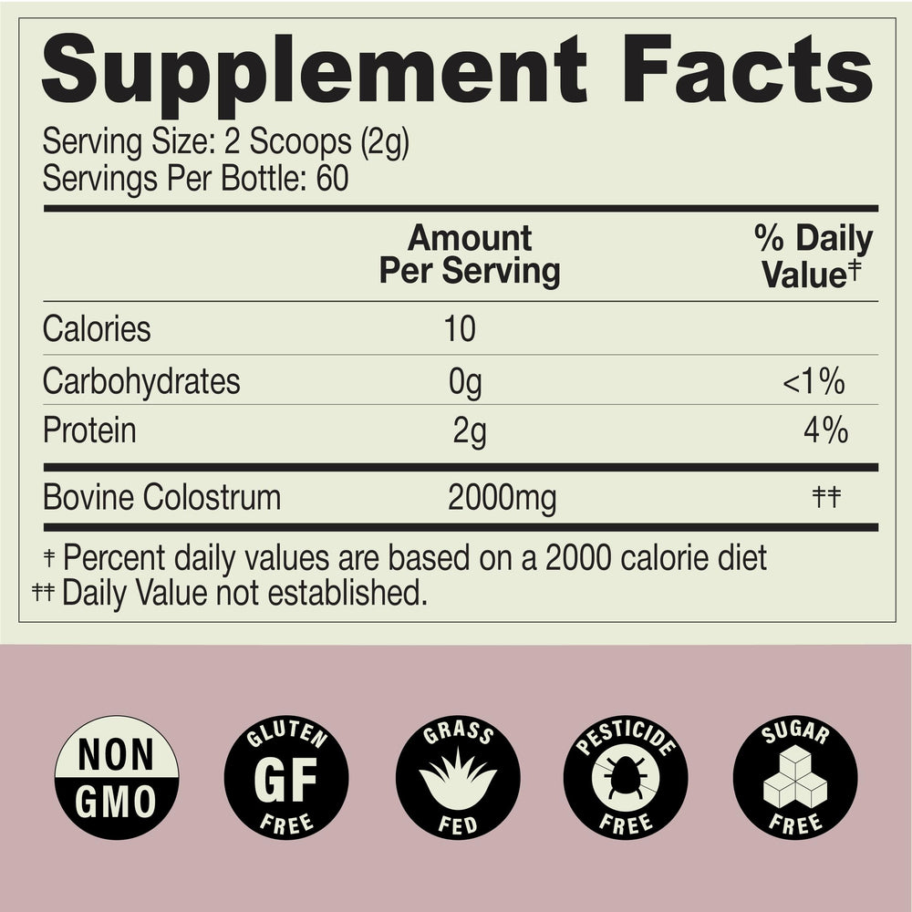 MOOVE clean-label formula with no fillers, dyes, or preservatives.