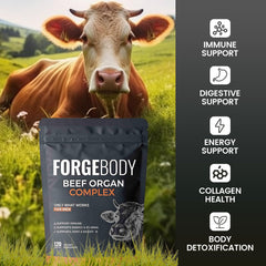 MORANDEE Forgebody bottle on wood surface, natural lifestyle preparation.