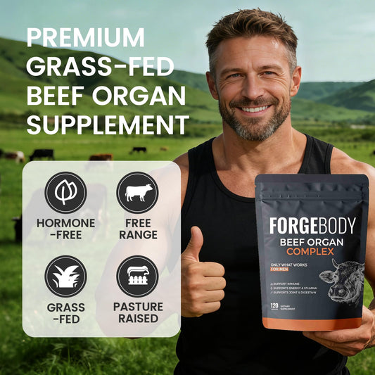 MORANDEE Forgebody capsules close-up, easy-to-swallow daily wellness support.
