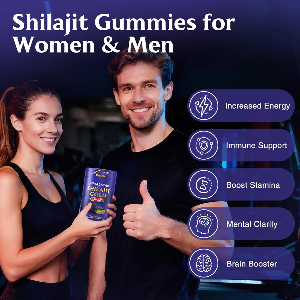 Moravax gummies with Ashwagandha and Black Musli blend for daily vitality.