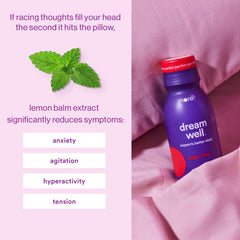 More Labs Dream Well ingredients glow highlights natural components for a calming, non-prescriptive unwind.