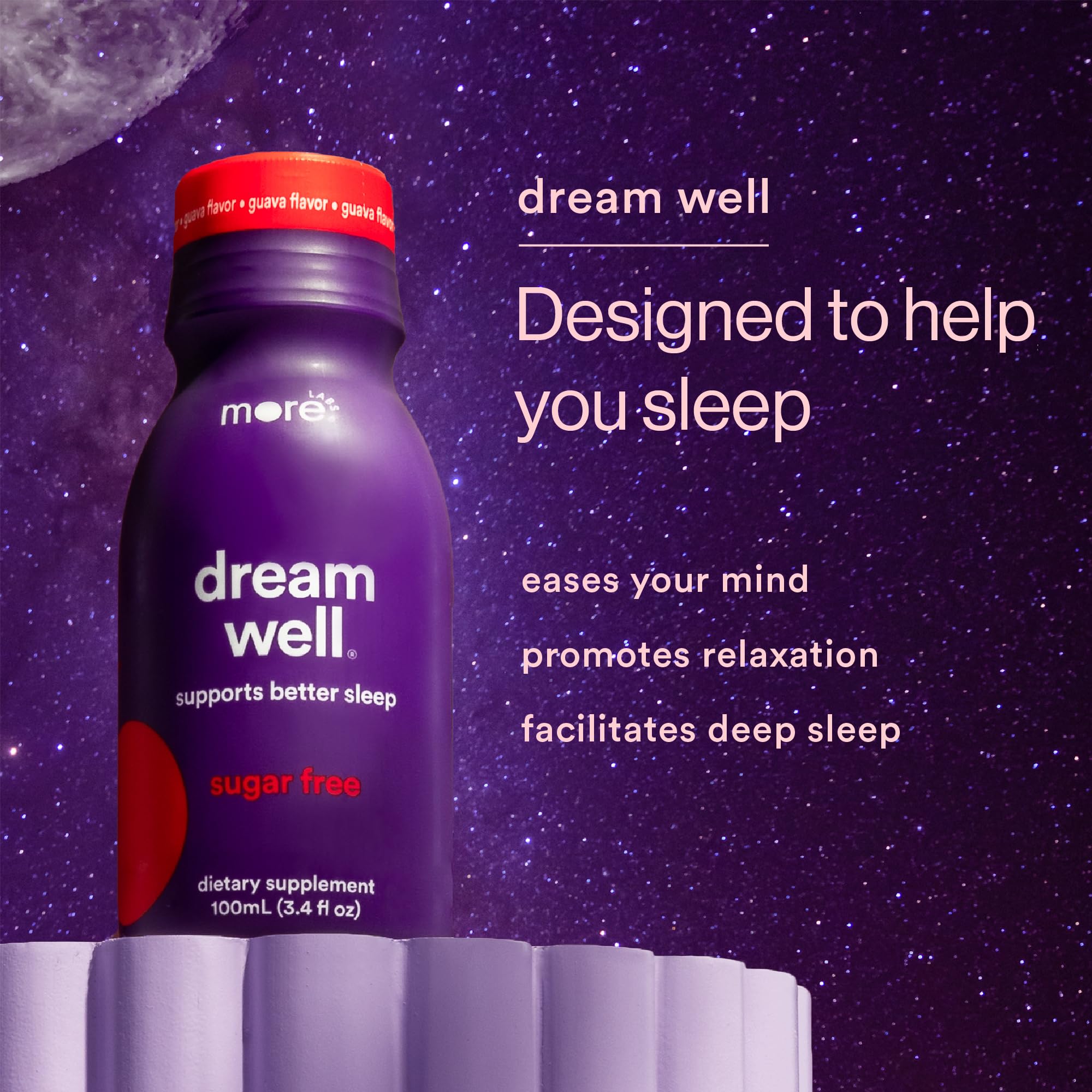 More Labs Dream Well pack 24 emphasizes value and consistent nightly use for support.