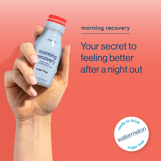 More Labs Morning Recovery bottle front showing label and compact design