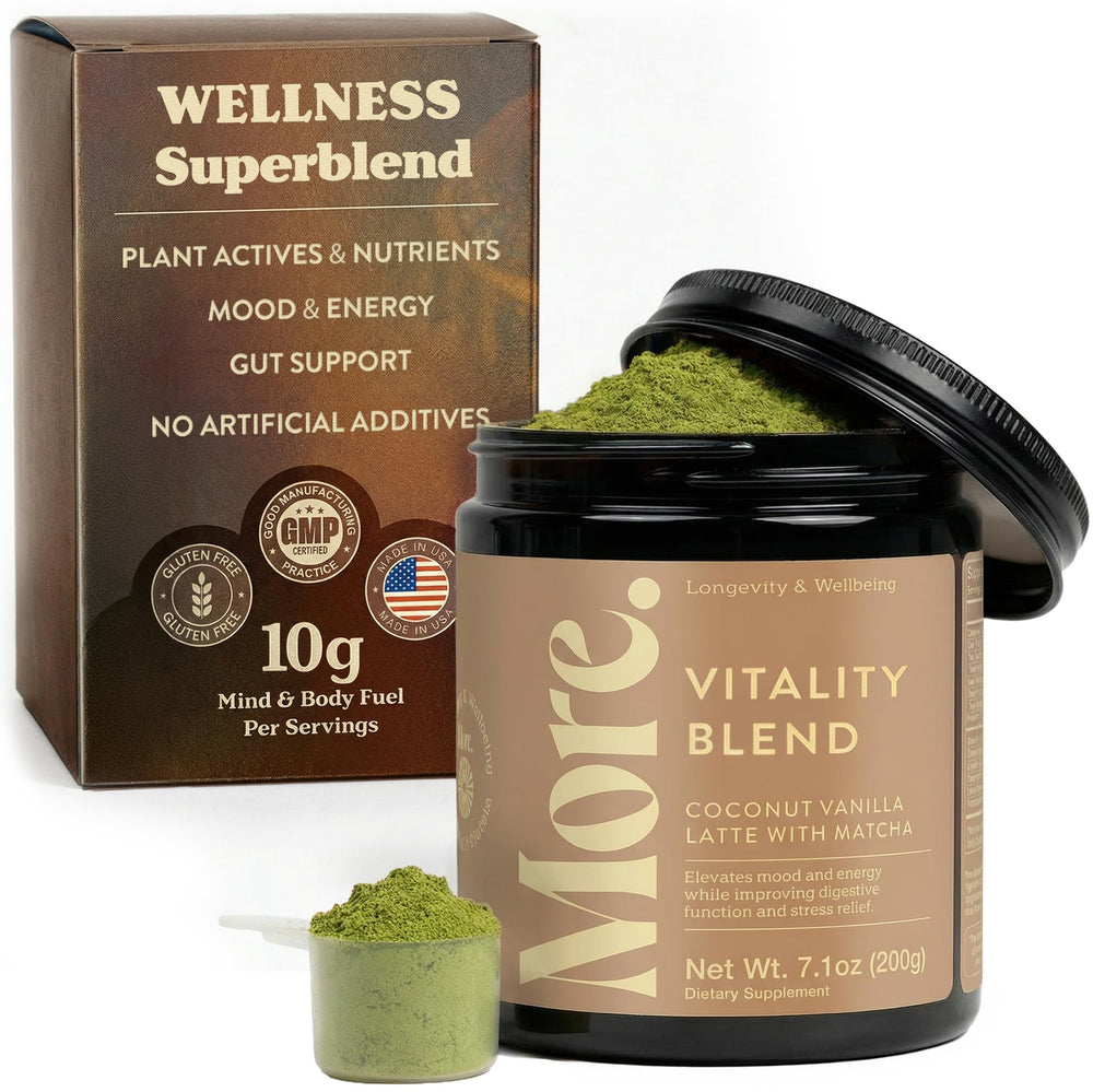 More Vitality Blend pack shot for everyday energy and balance