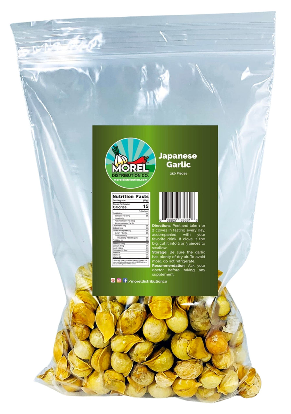 Morel Japanese Garlic bag 30 count boosts flavor in everyday meals