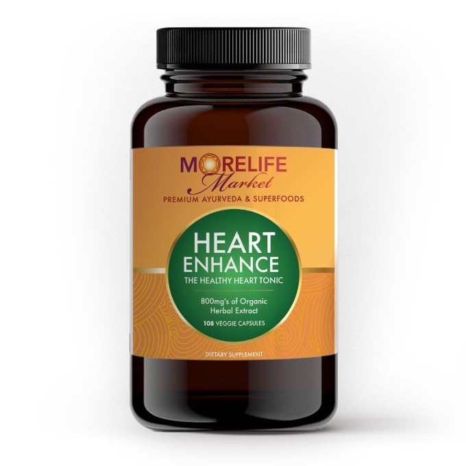 MoreLife Market Heart Enhance bottle displayed to emphasize circulatory balance and inner calm