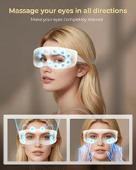 Morfone Eye Massager cooling mode reduces puffiness and tension.
