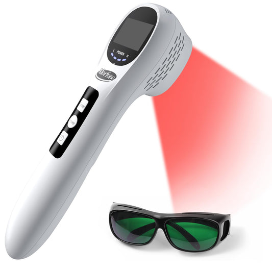 Morfone handheld red light therapy device front view for targeted sessions