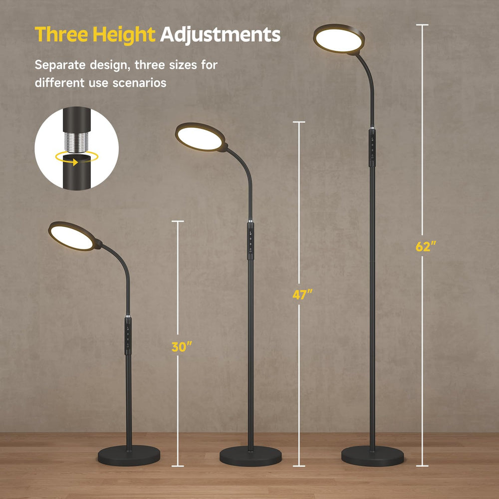 Morfone Light Therapy Lamp includes 30- and 60-minute timers