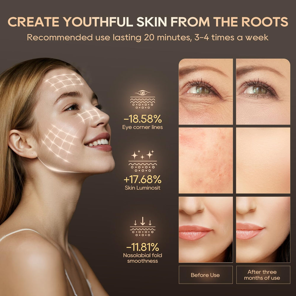 Morfone mask with adjustable brightness levels for personalized comfort.