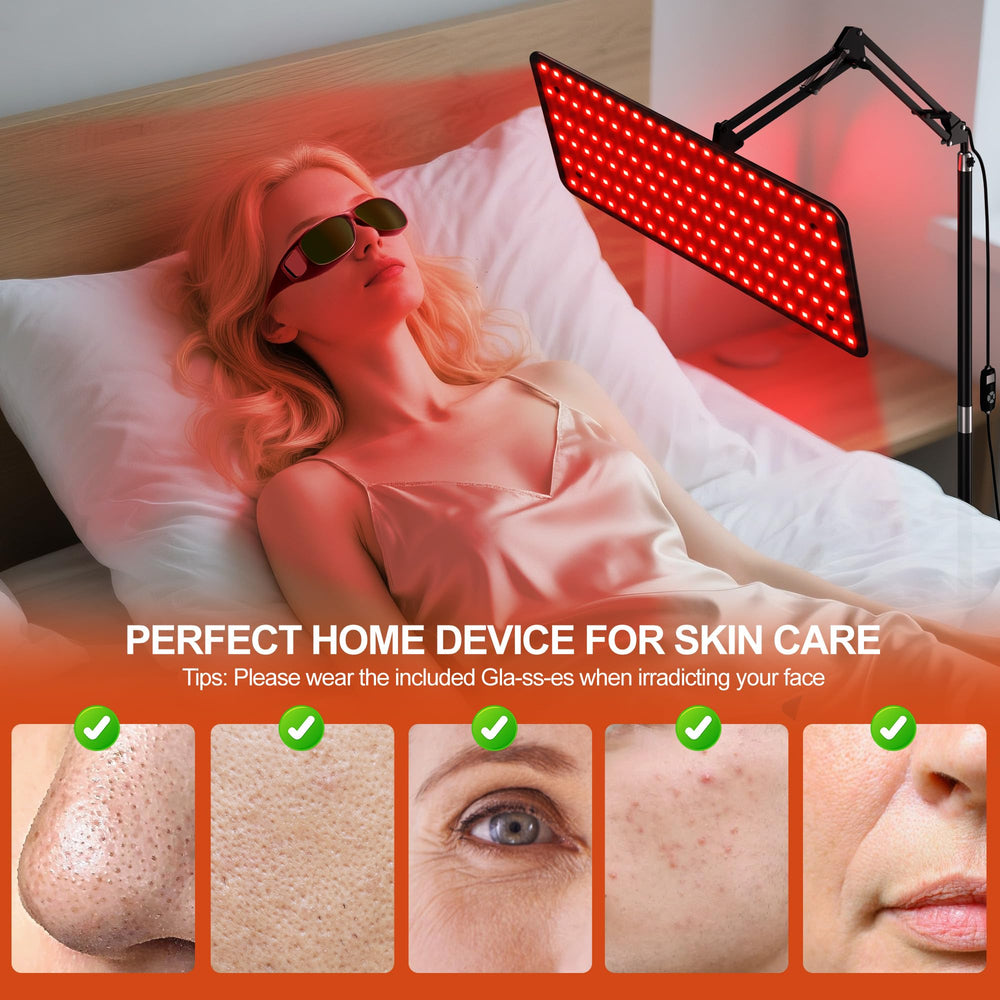 Morfone tri-wavelength LED beads provide comprehensive skin and muscle care.