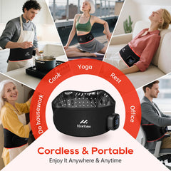 Morfone four-speed vibration helps relax deep tissue