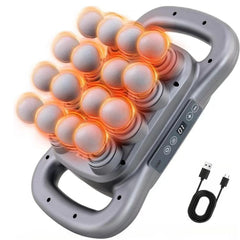 Morgela 16-head massage gun targets deep tissue for post-workout recovery.