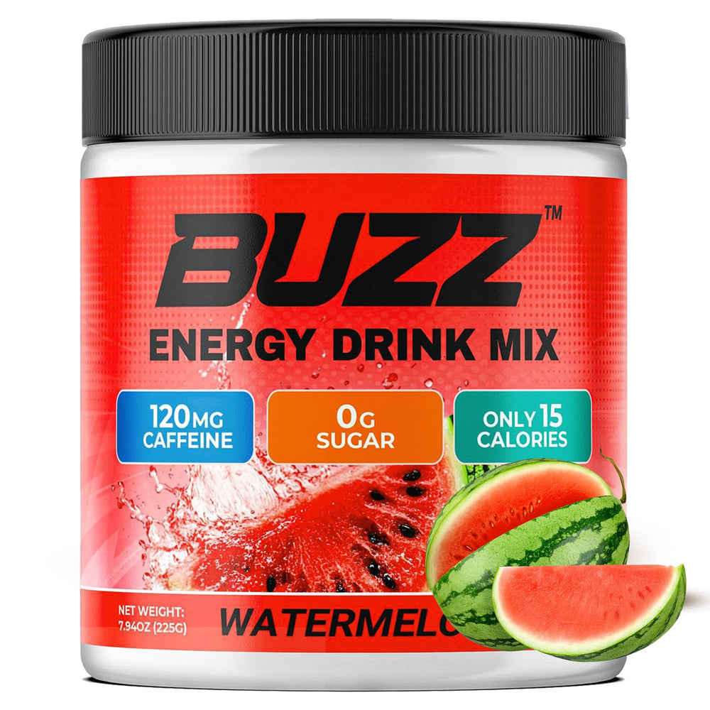 Nutrition panel showcasing 18 vitamins and minerals in Morning Buzz powder