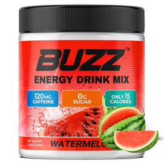 Nutrition panel showcasing 18 vitamins and minerals in Morning Buzz powder