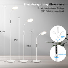 Morpholife lamp features 360° gooseneck for flexible angles.