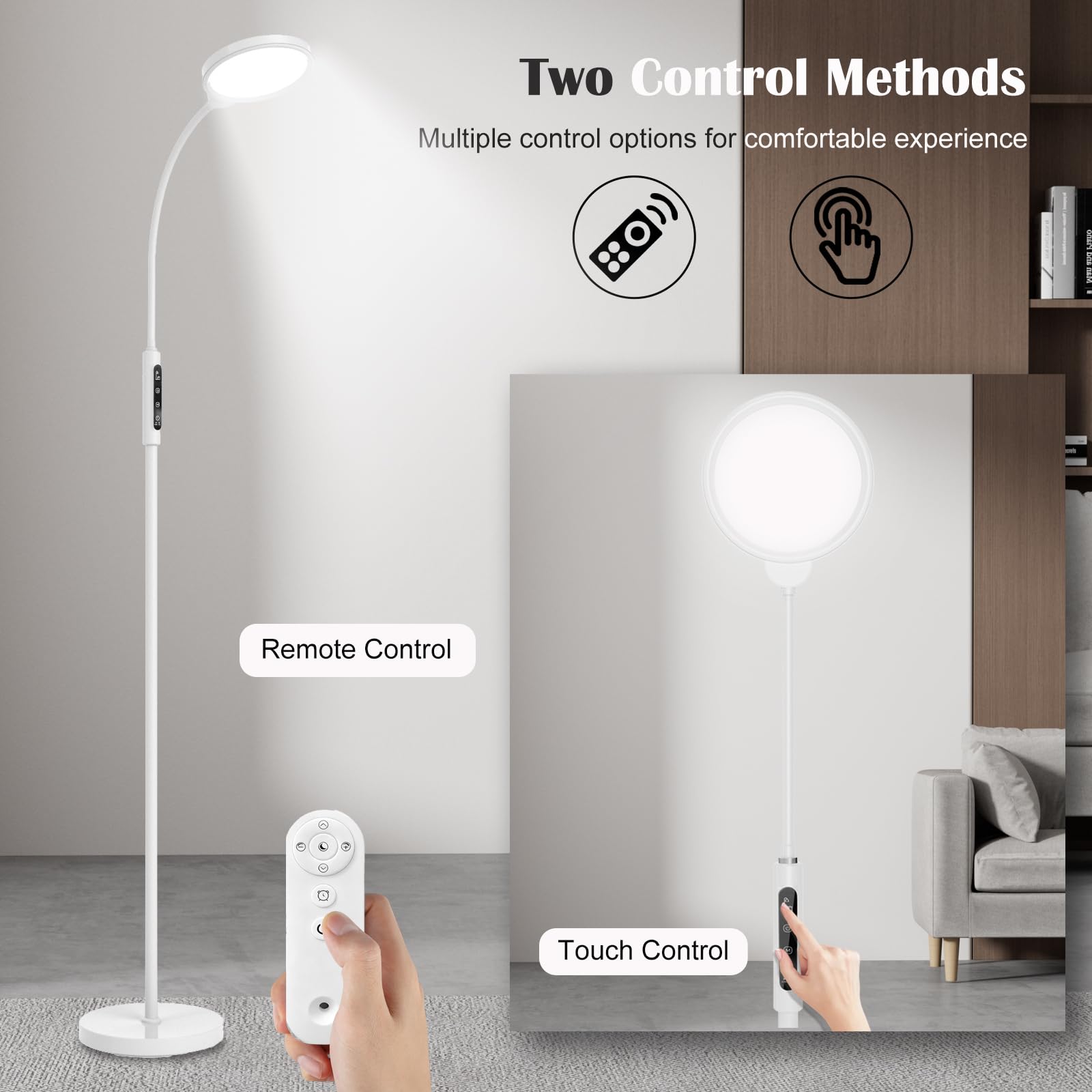 Morpholife lamp full-spectrum Ra≥97 for authentic daylight.