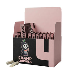 Mortals Cramp Crusher bottle ready for daily cramps relief during your cycle.