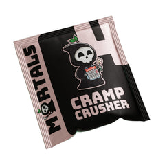 Mortals Cramp Crusher packets for on-the-go period support.