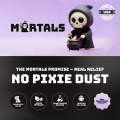 Mortals Mental Balance ingredients herbs list features calming botanicals