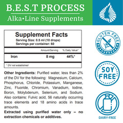 Morter HealthSystem fulvic minerals close-up highlighting full spectrum nutrition.