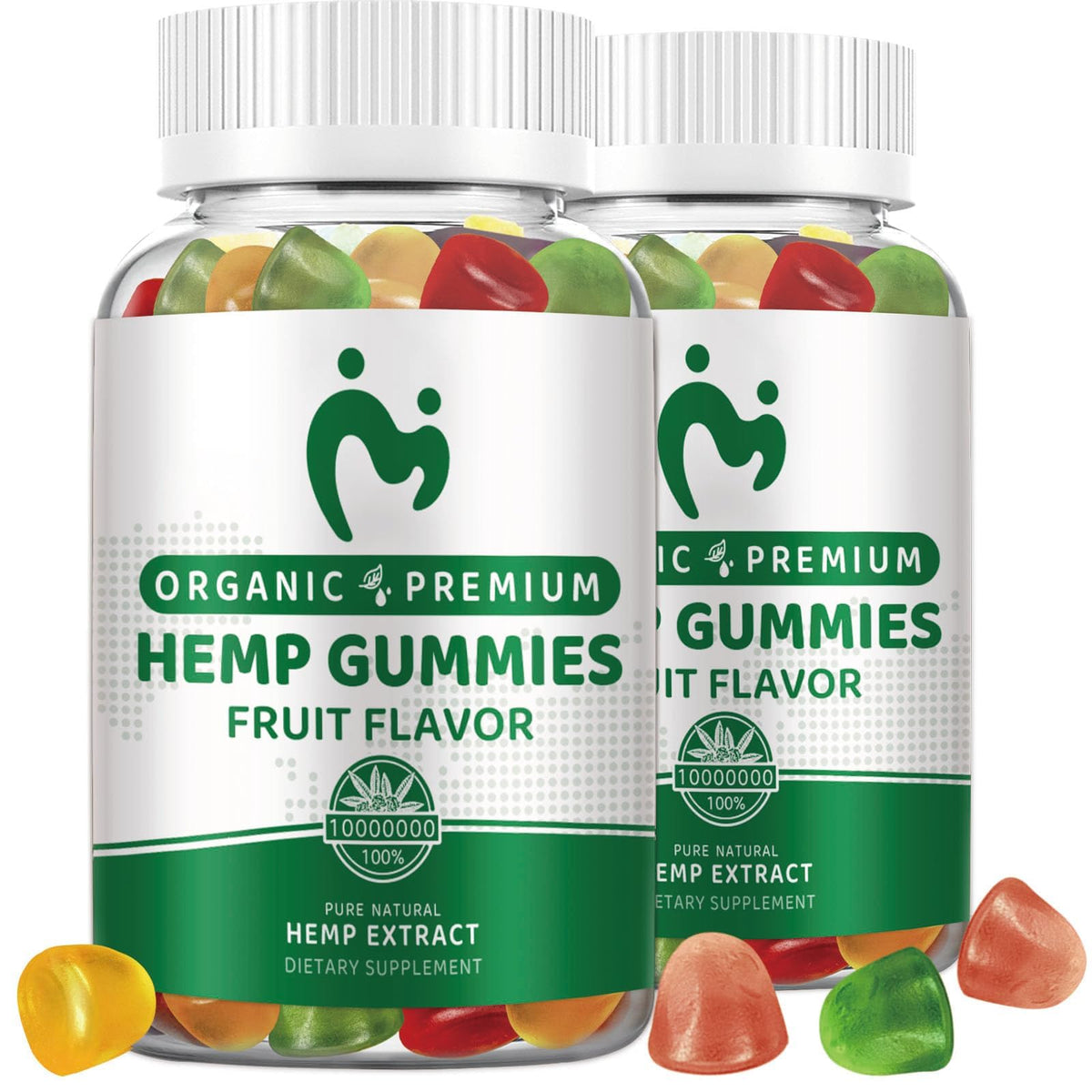MOSRAY Hemp Gummies bottle front suggests restful evenings and daily calm.