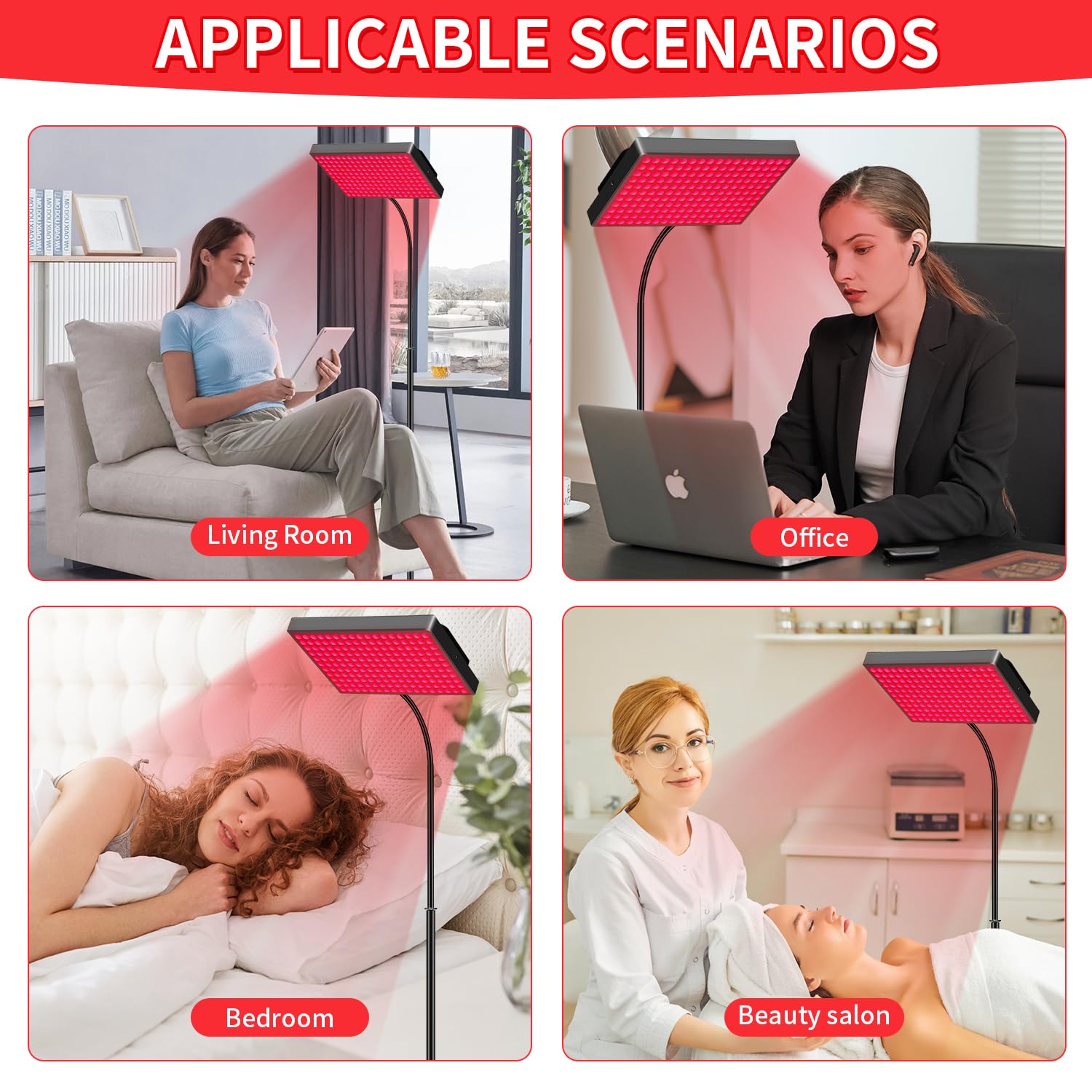 MOTAYU 360 degree stand adjustment for precise angle and height of the panel.