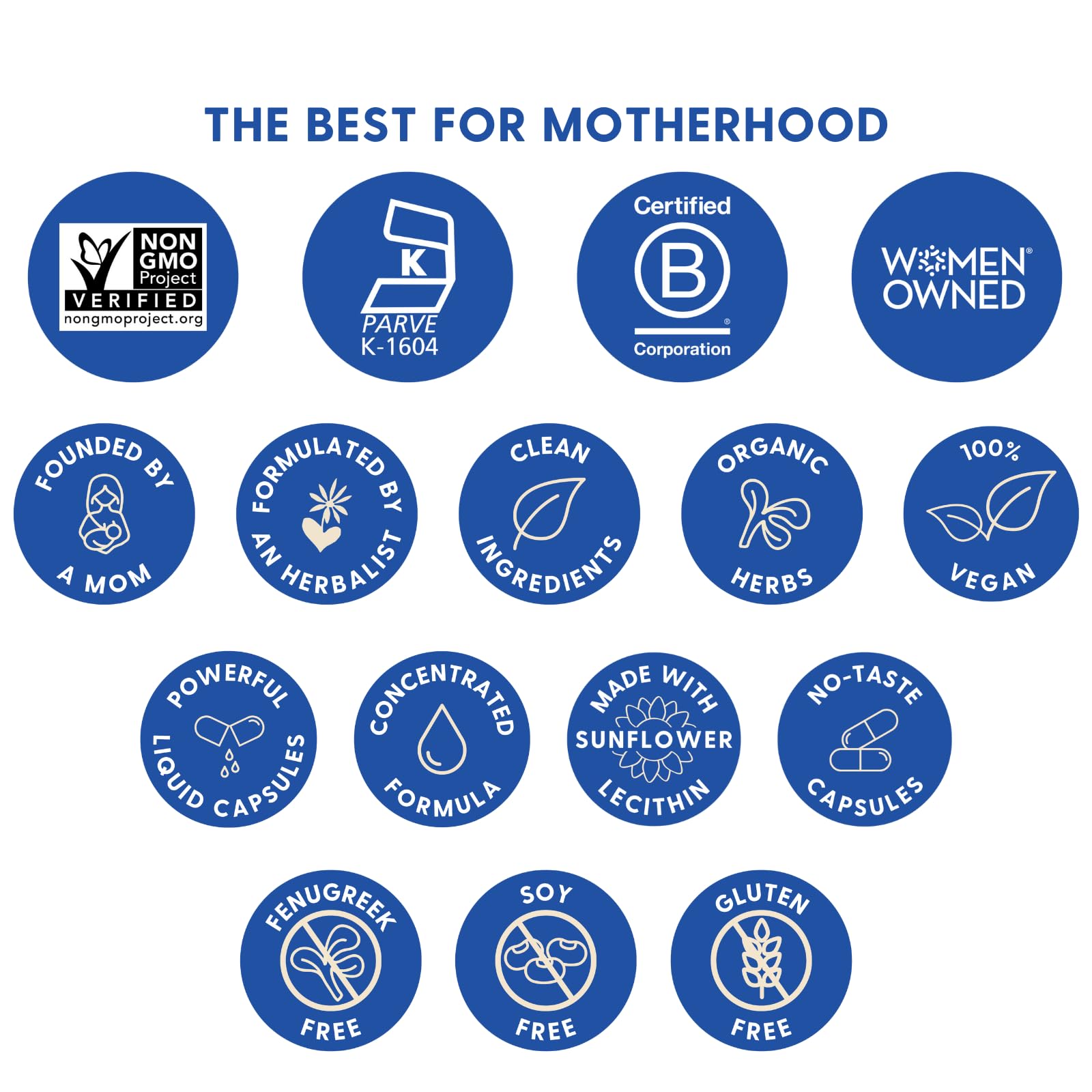 Motherlove More Milk Moringa made in the USA label.