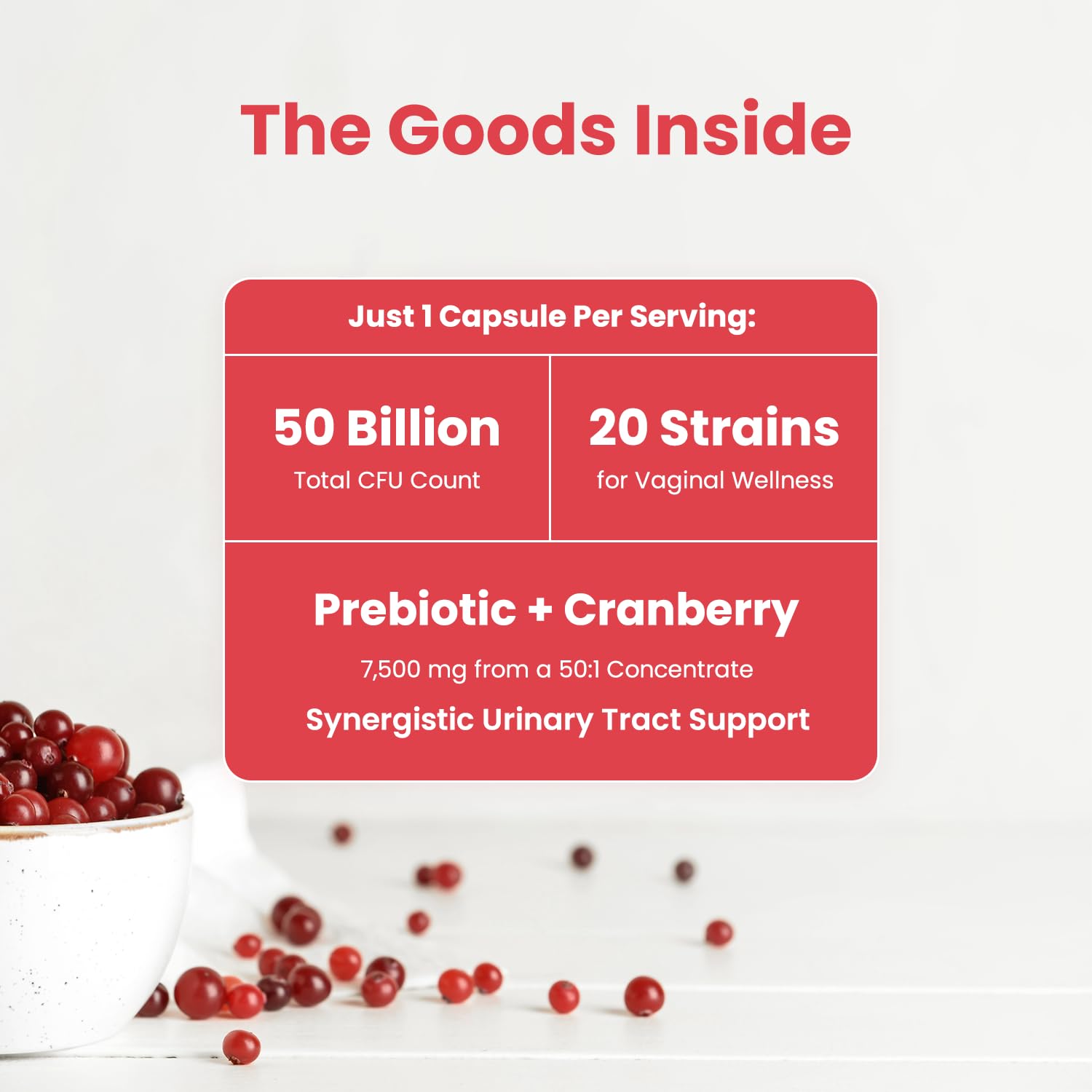 Mother's Promise 50 billion CFU formula made in USA lends premium quality.