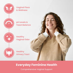Mother's Promise cranberry-concentrate blend supports flora balance and urinary comfort.