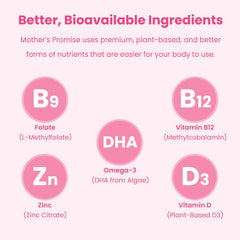 Mother's Promise lab-tested cgmp manufacturing ensures quality and safety.