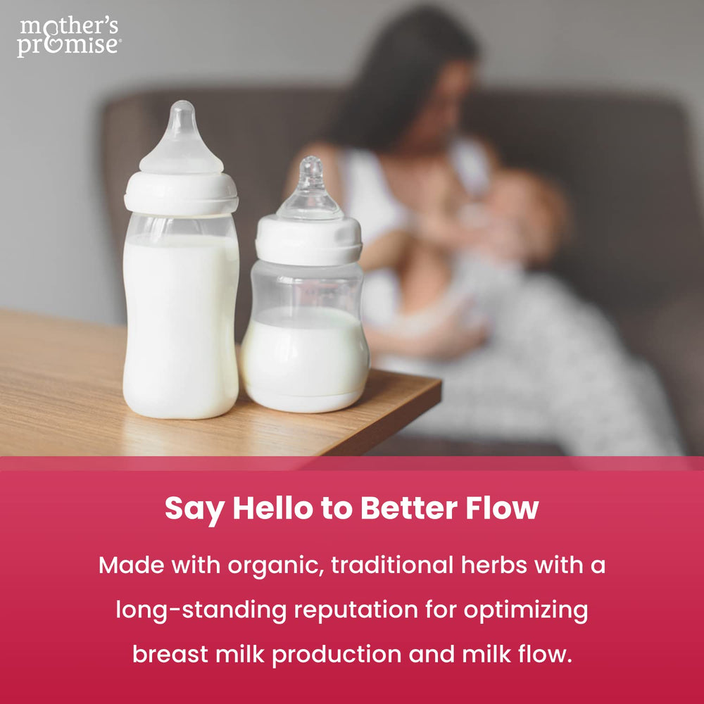 Mother's Promise Lactation Gummies on a kitchen counter for easy daily use