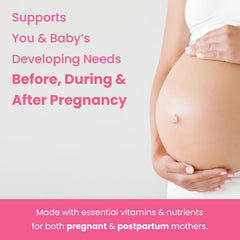Mother's Promise women-owned brand offers trusted prenatal nutrition.