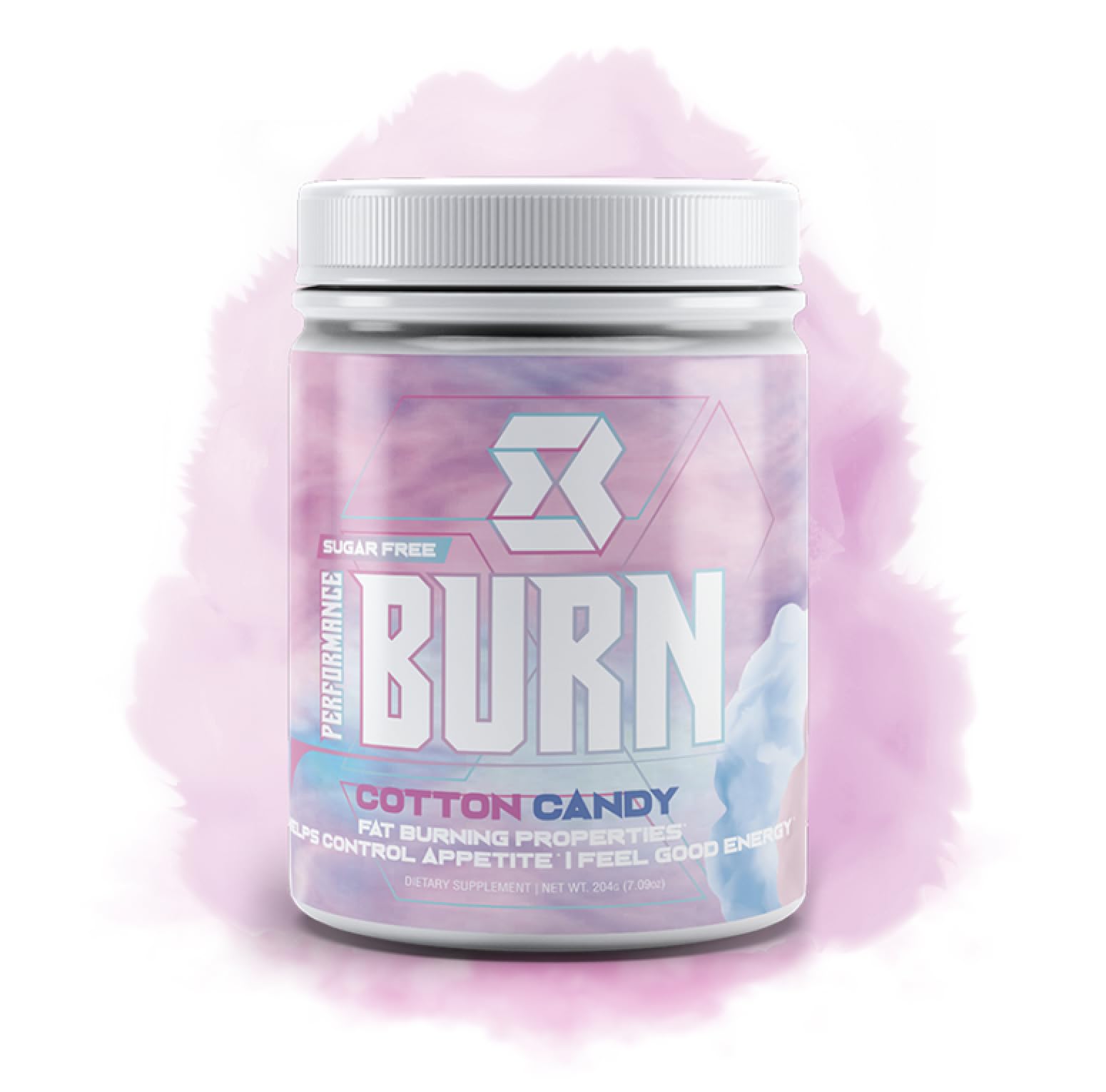 Motiv-8 Pre-Workout cotton candy tub with sugar-free formula for workouts