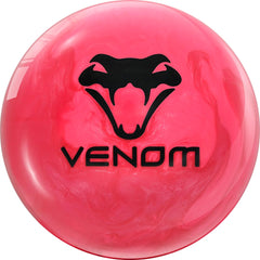 Motiv Hyper Venom 16lb bowling ball front view for enhanced visibility and performance on the lanes