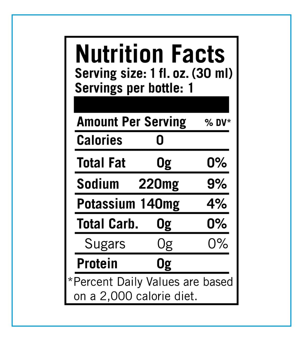 MOTIVE PURE label closeup highlights natural flavor and zero calories