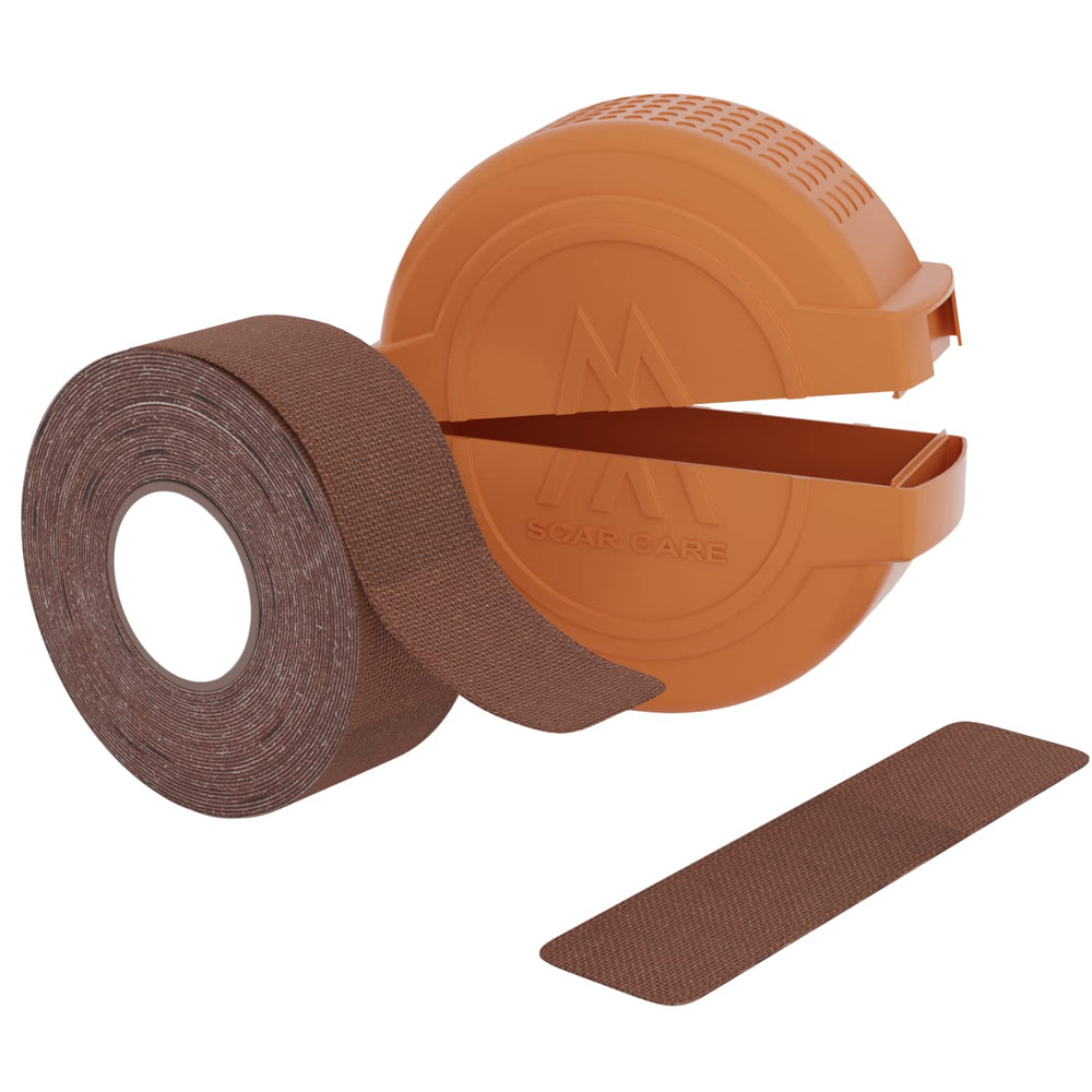 Motivo Scar Care Scar Tape roll closeup for discreet scar management.