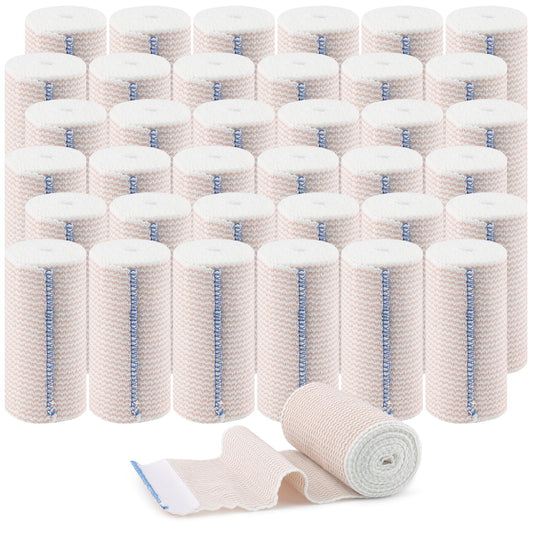 Motroce 4-inch elastic bandage wrap with self-closure for quick, secure compression.