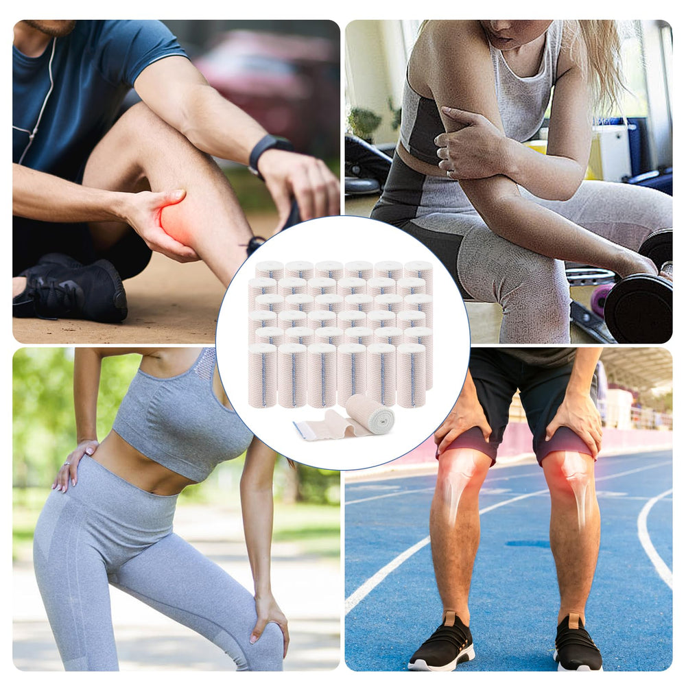 Motroce 4-inch width suits ankles, knees, wrists, and elbows.