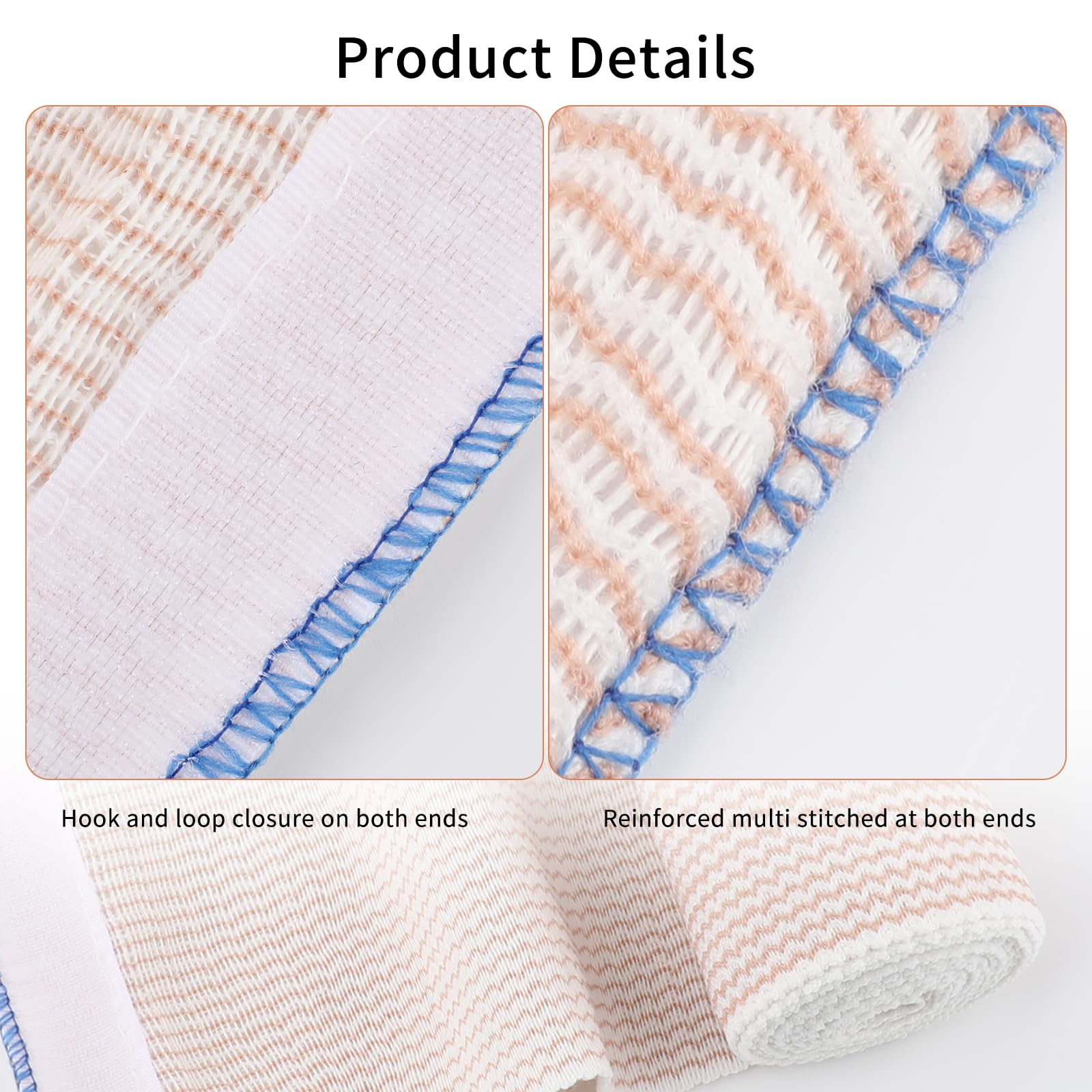 Motroce self-closure ends enable easy fastening without clips or tape.