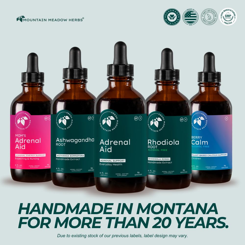Fo-Ti root shown as part of Mountain Meadow Adrenal Aid herbal blend.