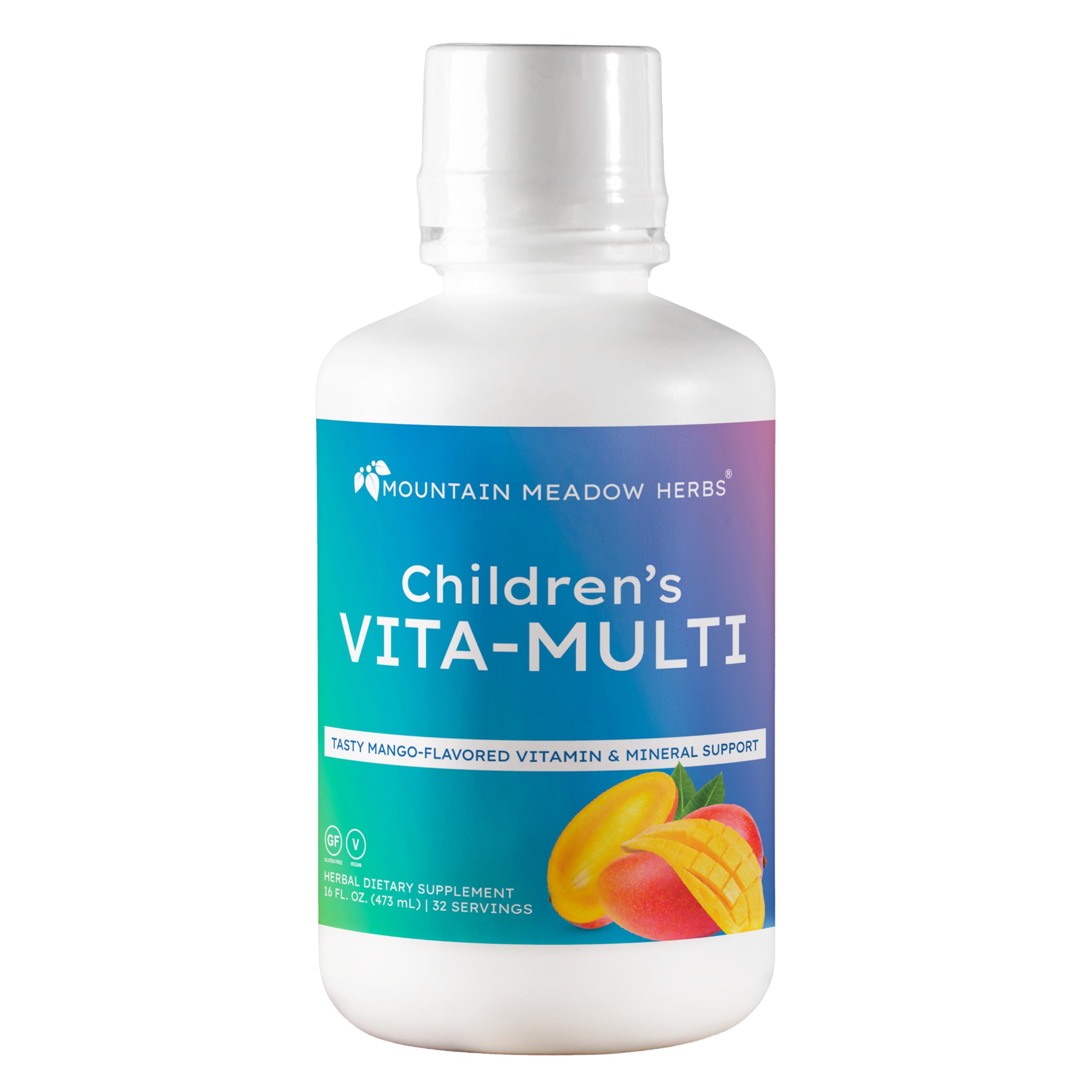 Mountain Meadow Herbs Vita-Multi bottle for convenient kids daily nutrition