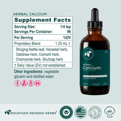 Mountain Meadow Herbs GMP facility label indicating quality manufacturing.