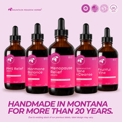 Mountain Meadow Herbs Menopause Relief Drops use scene in daily routine.