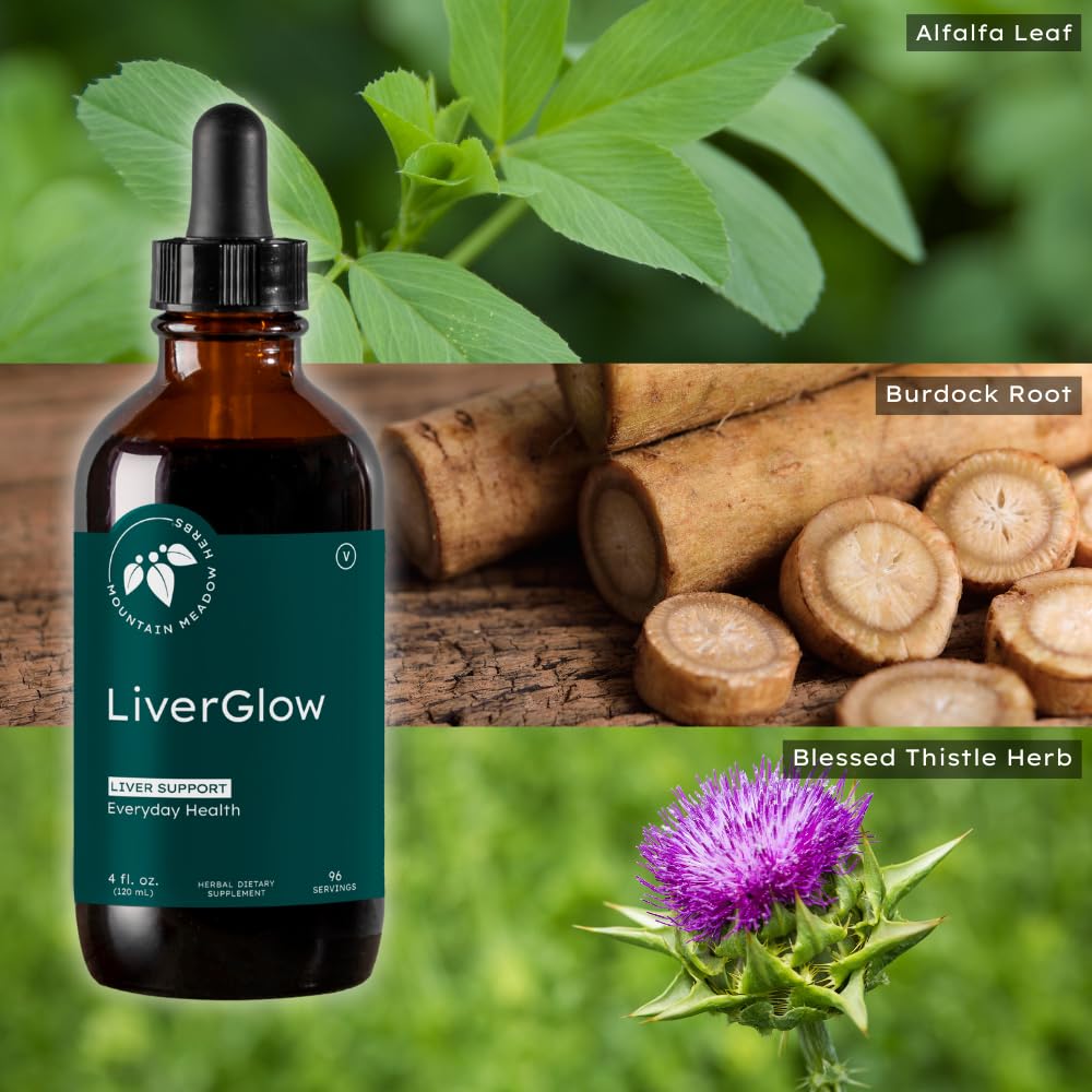 Mountain Meadow Liver Glow dandelion root closeup highlighting detox support.