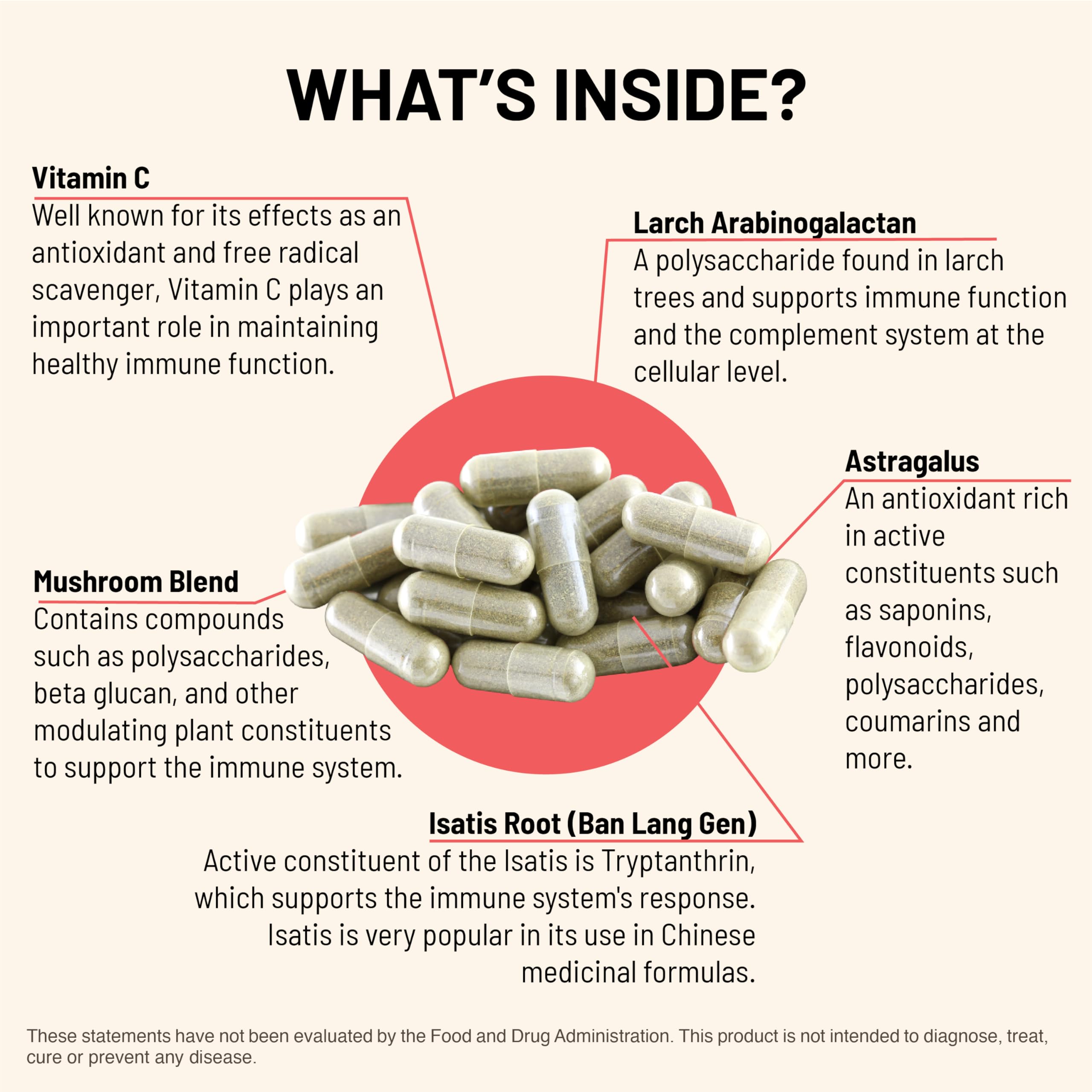Immuni-LT bottle on shelf showing comprehensive nutrient mix.