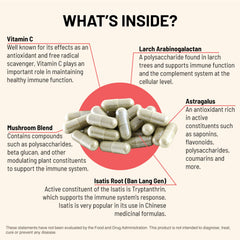 Immuni-LT bottle on shelf showing comprehensive nutrient mix.