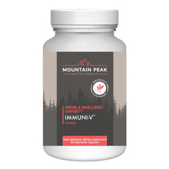 Mountain Peak Immuni-V bottle front displaying immune support formula